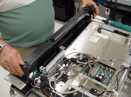 Диагностика телевизора перед ремонтом гнезда антенны телевизора